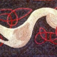 Celtic Dog - Celtic Heritage Series - pattern by P is for Primitive, 44" x 15"