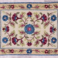 Oriental #110 Pattern by Salma Dhanji     SD427           23 x 30 inches