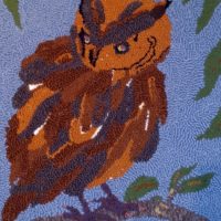 The Wise Owl  Pattern by Salma Dhanji  SD605               21 x 27.5 inches