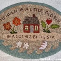 Sea Cottage, by Joan Moshimer M437A, 30 x 43 oval