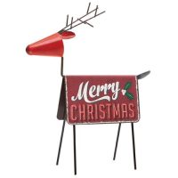 Santa's Red Merry Christmas Reindeer