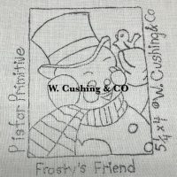 Punch Needle Pattern--Frosty and Friend, 5 1/4 x 4 PATTERN ONLY