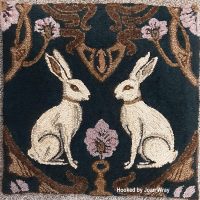 Deco Hares Pattern 18 x 18