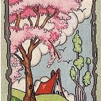Season Series--SPRING based on the artwork of Alida Akers,  24 x 14