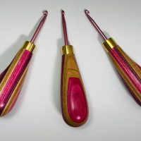 Fabulous Hand Turned Hooks--The Pink Limit