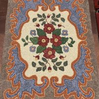 Flower Scrolling by Ruth Hall H 917, 37 x 50