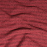 Textured Wool Cranberry on Cranberry Stripe