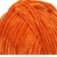 Velvet Yarn Fabulous Burnt Orange to Hook with!
