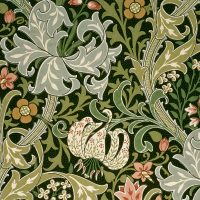 Golden Lily from the William Morris Collection, 20 x 29