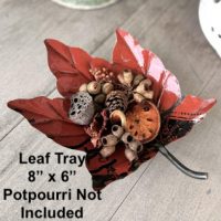 Beautiful Metal Leaf Tray--For All Seasons!