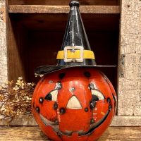 Metal Art--Jack in a Witch's Hat