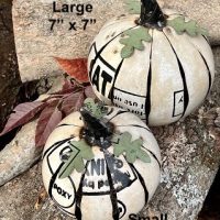 Beautiful Large White Pumpkin--Luminaries For All Seasons!