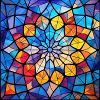 Stained Glass 16 x 16