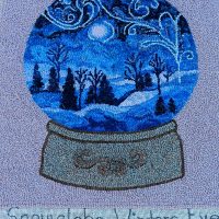 Winter's Eve Snow Globe!, by P is for Primitive, 17 x 16