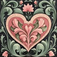 Heart of Hearts, 18 x 18 pattern
