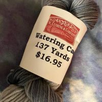 A NEW Hand Dyed Art Yarn for June---Watering Can