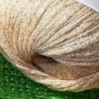 Glisten Yarn Fabulous Gold to Hook with!