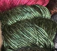 Metallic Yarn Fabulous Moss Green to Hook with!