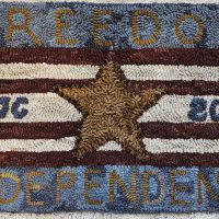 Memorial Star Mat, 250th Edition--Joan Moshimer Pattern      M443 14 x 32