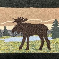 Maine Moose, Joan Moshimer Pattern   M428  18 x 26.5