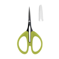 Perfect Scissors Green 4-3/16in Small Micro-Serrated Non-Slip Blade