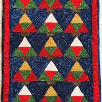 A Sale Pattern for July--Patchwork Trees, M402, 24 x 35.5, a Moshimer Pattern